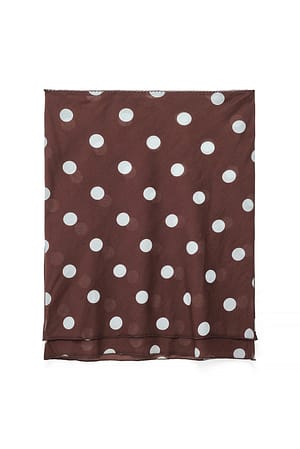 Brown knielanger Rock mit niedriger Taille