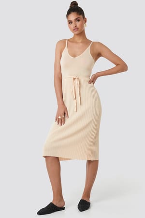 Beige Baleries Dress