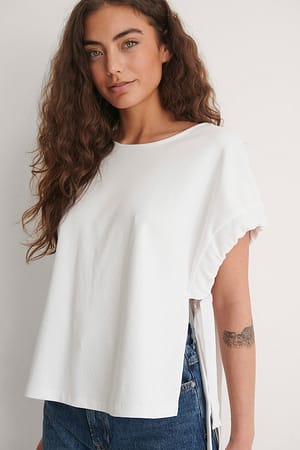 White Hubo Tee