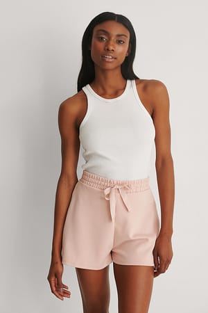 Light Pink Cordon Short