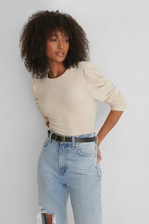 Grey Stone Palazzo Top