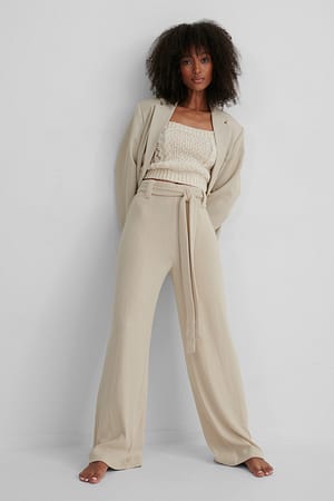 Grey Stone Pantalon Taille Haute