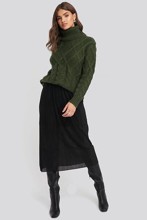 Black Vices Skirt