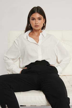White Viscose Shirt