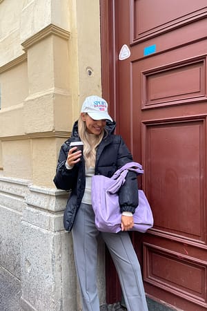 Lavender Grey Sporttote med knut