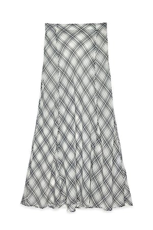 Checkered karierter Maxirock