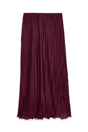 Plum Maxi-Plissee-Rock
