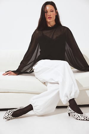 Black Cape-topp i mesh