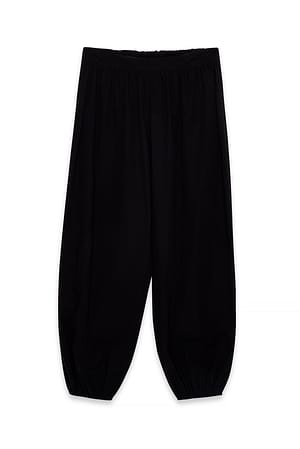 Black Balloon-Hose mit mittlerer Taille