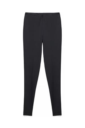 Black Strumpfhose mit mittlerer Taille