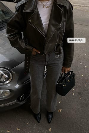 Grey Relaxed Full Length Jeans