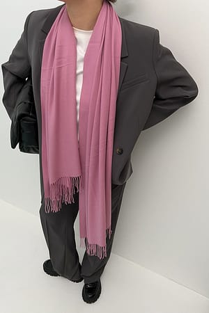 Bubblegum Basic Thin Soft Scarf