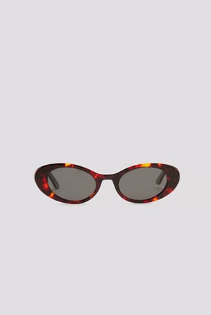 Tortois Acetate Almond Shape Sunglasses