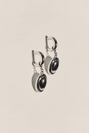 Silver Hoops-örhängen