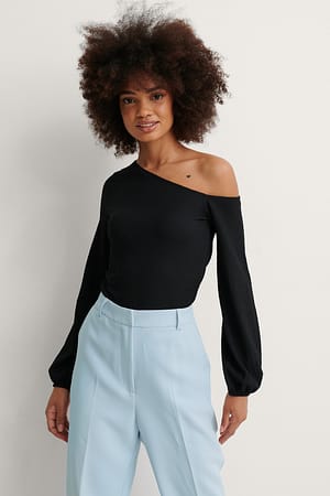 Black Haut Asymétrique