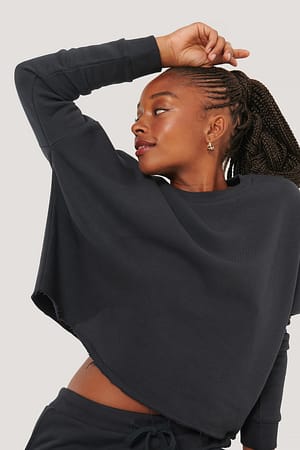 Dark Navy Økologisk basic genser