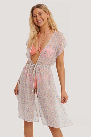 Multicolor Beach Caftan