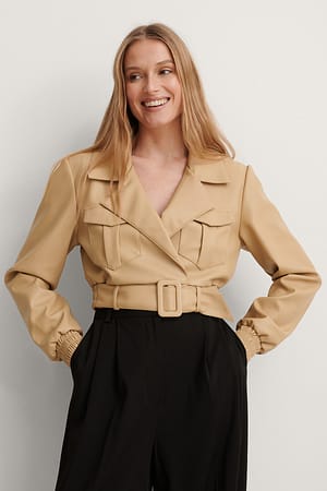 Beige Pu Jack