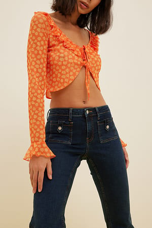 Blue Bootcut jeans