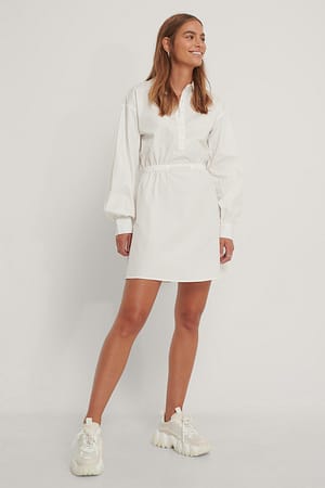 Bone Cinched Shirt Dress