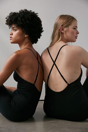 Black Nahtloser Bodysuit
