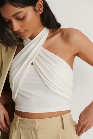 White Haut dos nu hybride