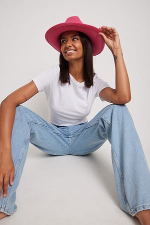 Cerise Filted Cowboy Hat