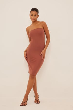 Mauve Midikleid