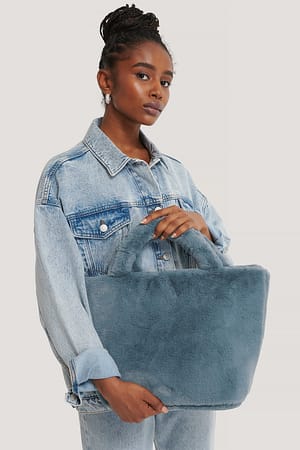 Stone Blue Tote Bag