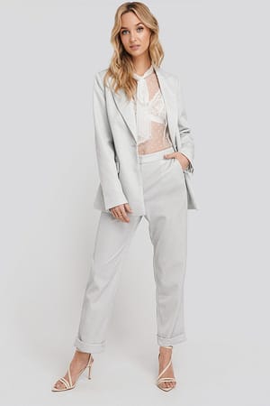 Silver Glittery Pants