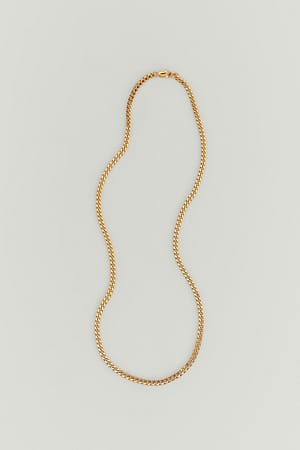 Gold Gold Plated Chain Necklace