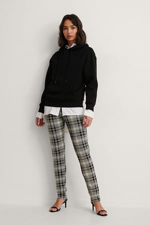 Checkered High Waist Check Leggings