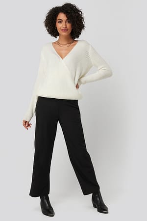 Black Broek met hoge taille