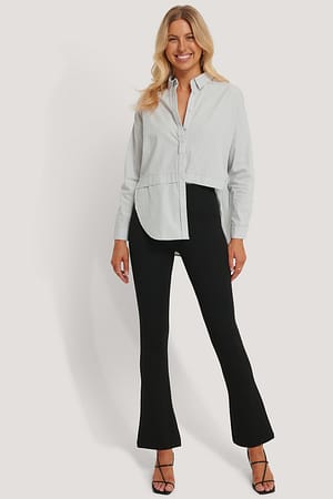 Black Highwaist Bootcut Pants