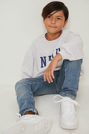 Mid Blue Slim Jeans