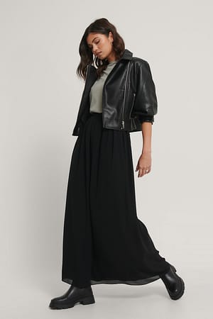 Black Maxi-Rok