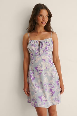 Green/Purple Mini Dress