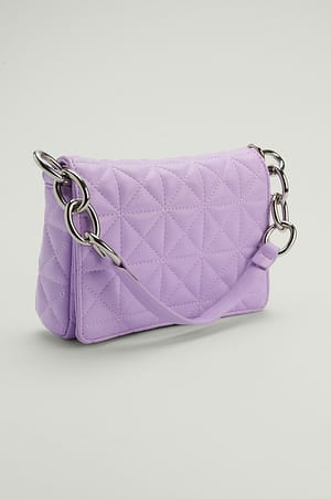 Lavendula Mini Quilted Chunky Chain Bag