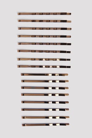 Brown Multipack Hair Pins