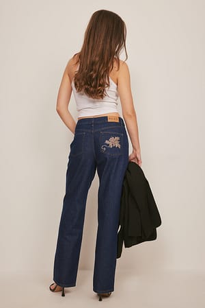 Dark Blue Organische Jeans