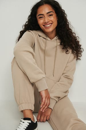 Taupe Brushed Hoodie