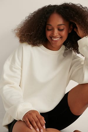 Vanilla Kastenförmiger Oversize-Sweater