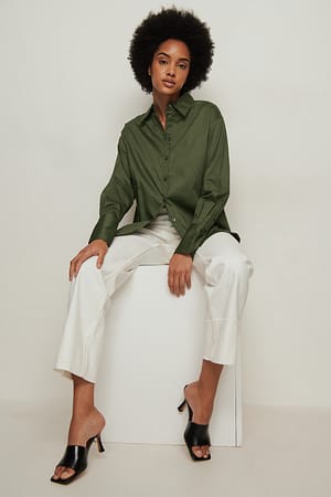 Green Oversized Shirt