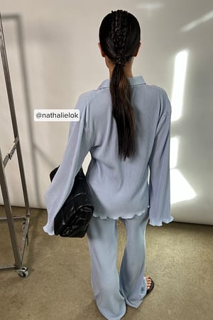 Dusty Light blue Broek
