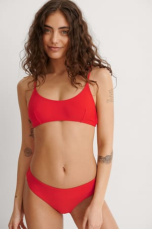 Red Brazilian Bikini Panty