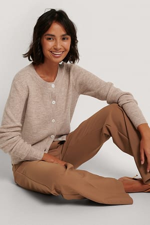 Light Beige Cardigan Tricot