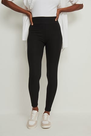 Black Ribbade leggings