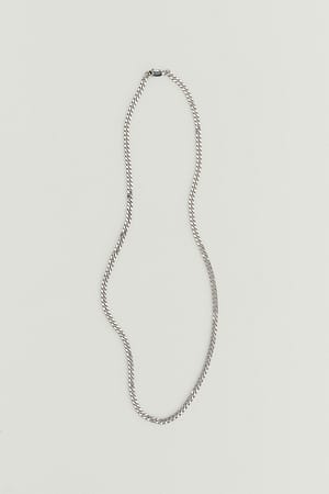 Silver Ketting In Verguld Zilver