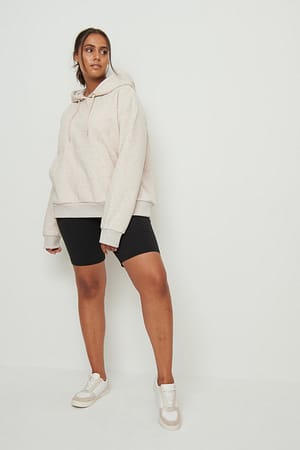 Black Slim Short Tights