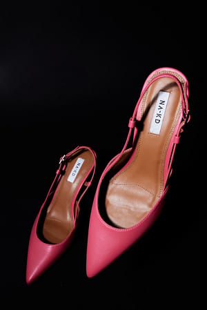 Sorbet Pink Slingback-Pumps